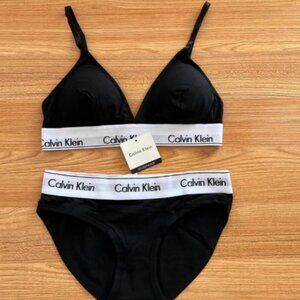 Calvin Klein Classic Black Lingerie Set